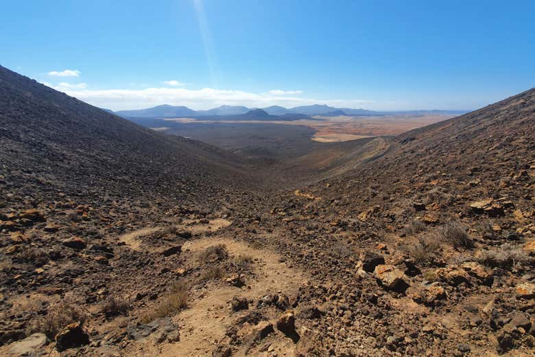 Vista desde la caldera 