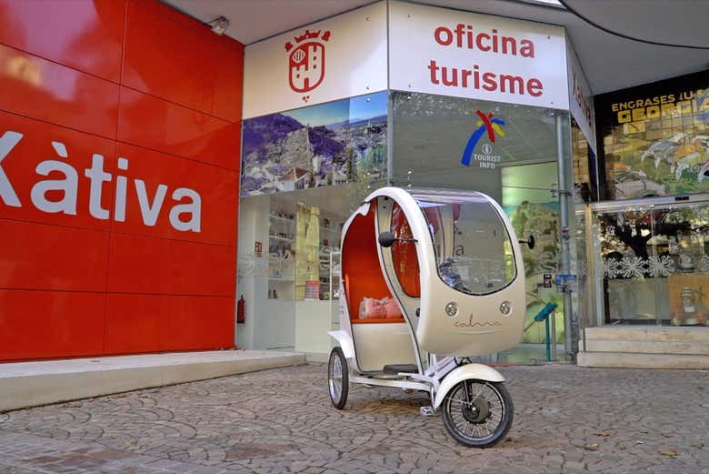 We'll set off from the Tourist Office