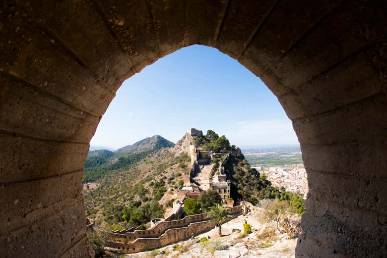 Visitando el castillo
