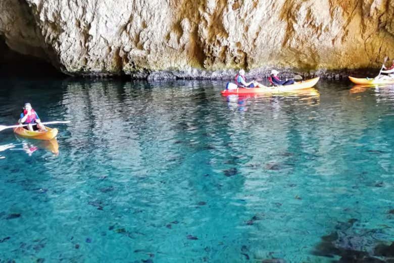 Tour en kayak por Jávea + Snorkel Reserva en