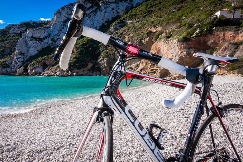 Desfrutando de Jávea de bicicleta