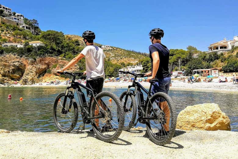 Exploring Xabia on bikes