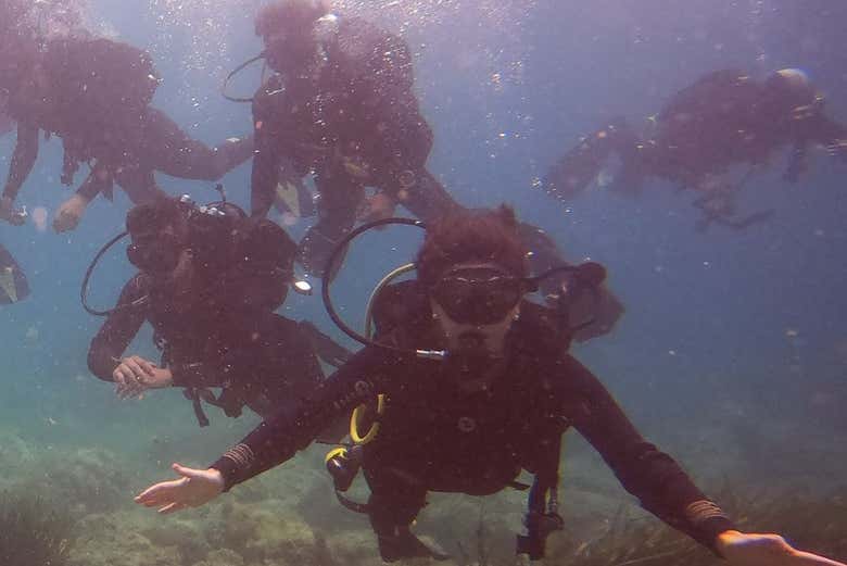 Exploration des fonds marins de la Marina Alta