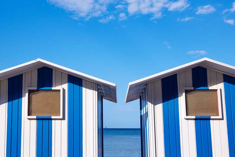 Cabanes sur les plages de Dénia