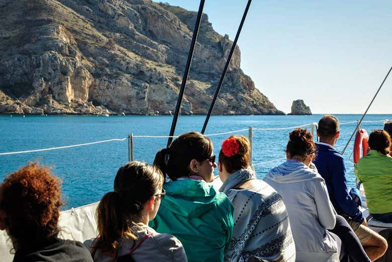 Vistas desde el catamarán