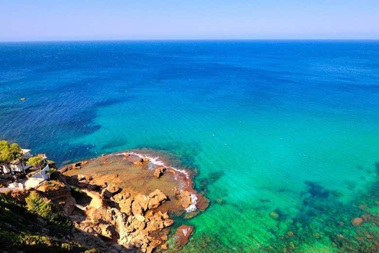The beautiful coastline