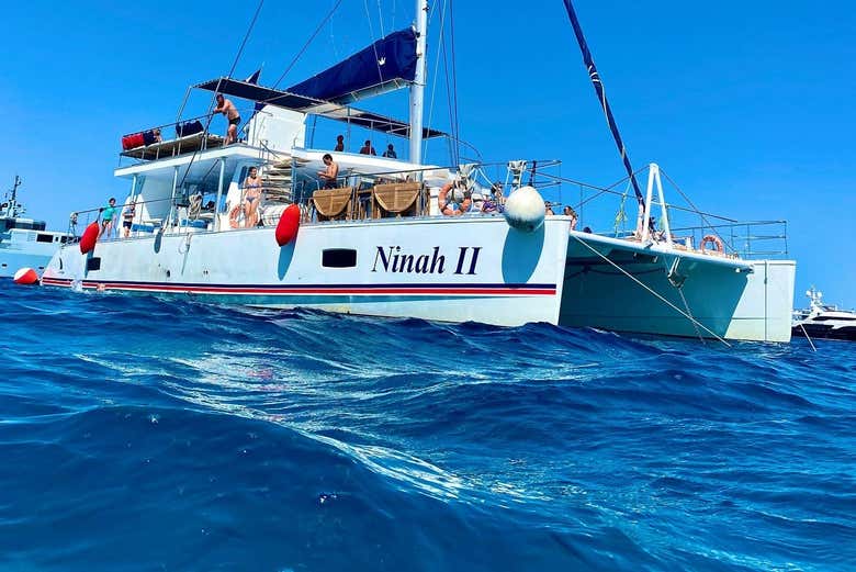 Profitez de la balade en catamaran