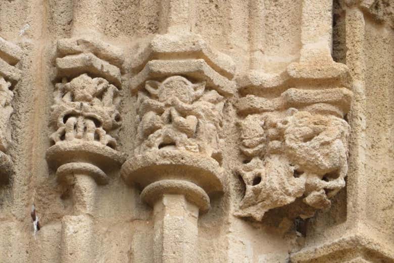 Detalles de los antiguos edificios de Jávea