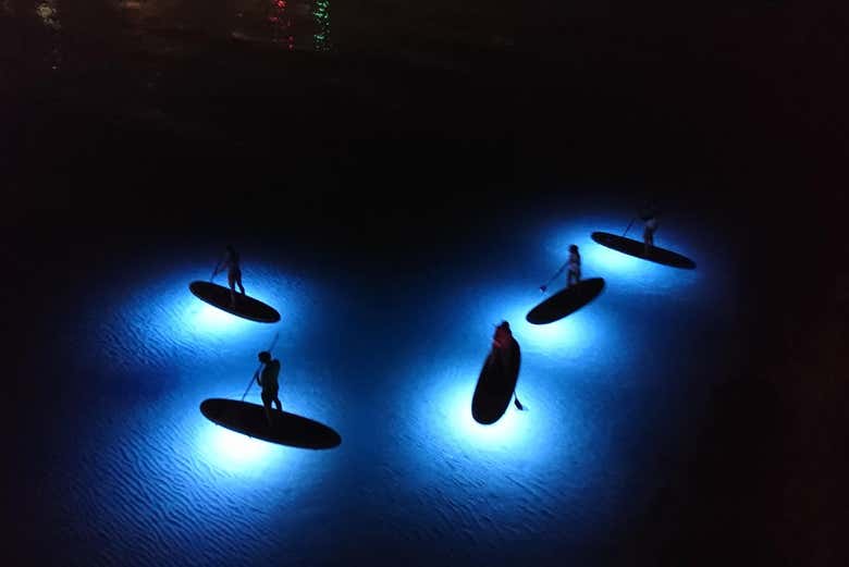 La planche s'illuminera