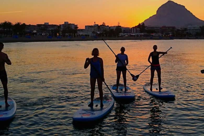Visite nocturne en paddle