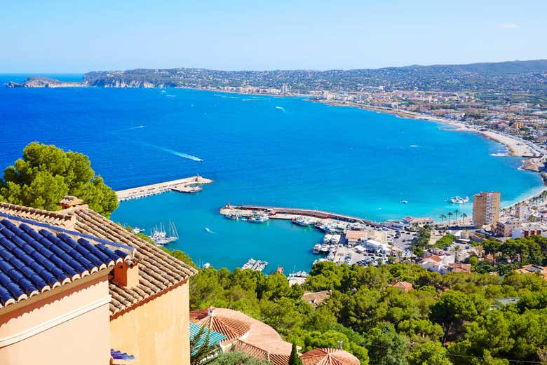 Vue panoramique sur Jávea, dans la province d'Alicante