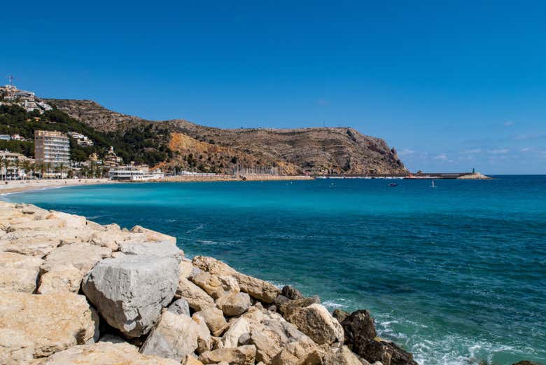 Vistas del puerto de Jávea
