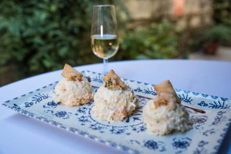 Salade de crevettes