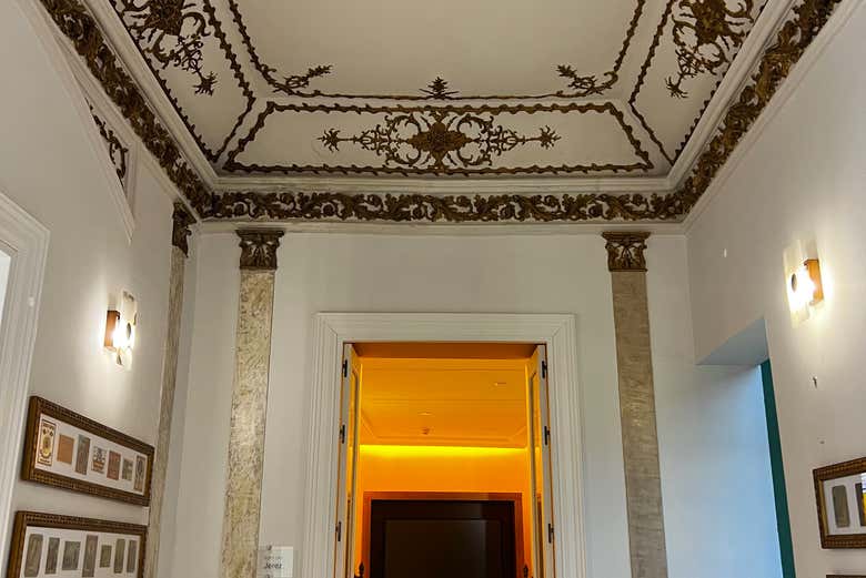 El interior del palacio es una auténtica obra de arte