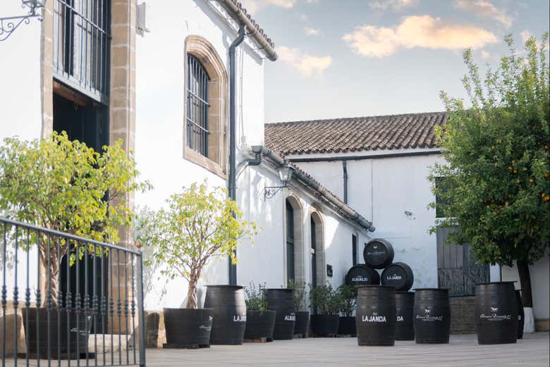 Il cortile della cantina
