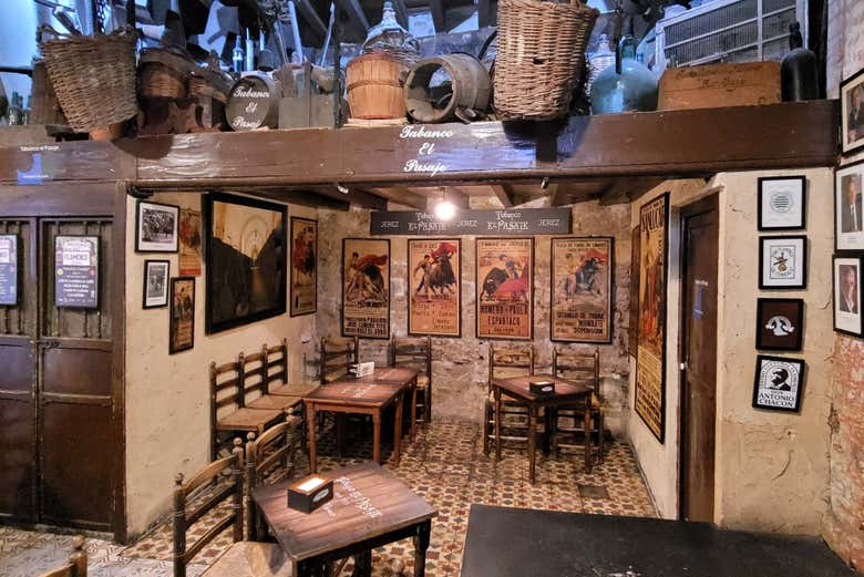 Intérieur d'un des tabancos que vous visiterez