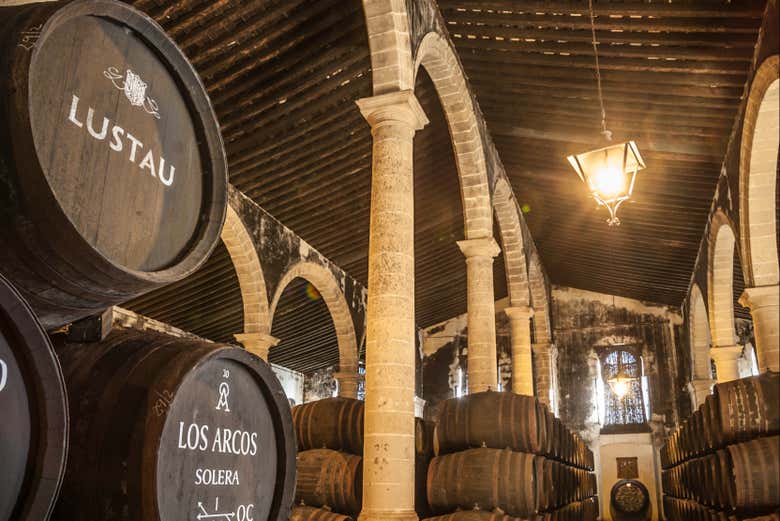 As adegas catedrais de Jerez