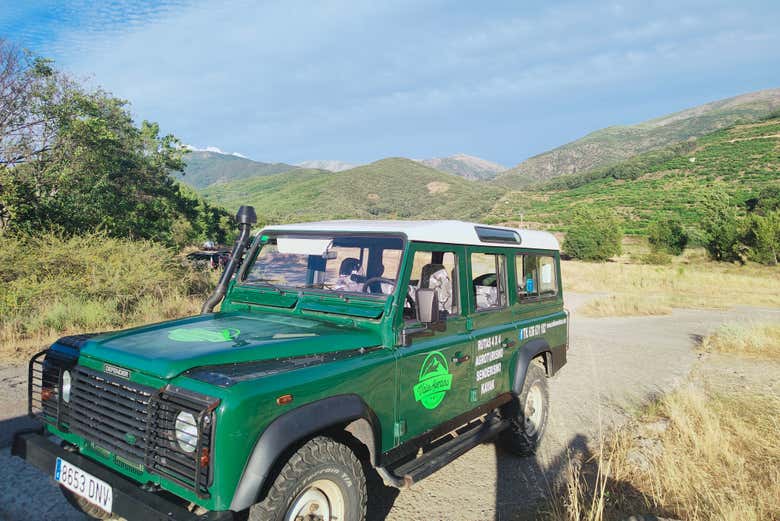 Todoterreno que utilizaremos durante la excursión