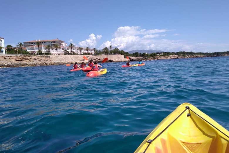 Kayaking in the Mediterranean
