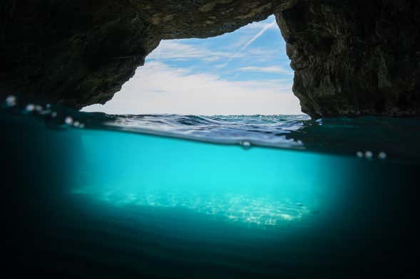 Snorkel en la cueva del Lobo Marino