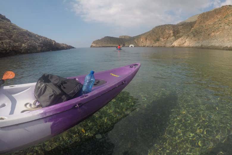 Caiaque na Cala Cerrada