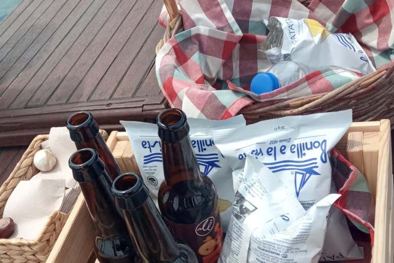 The snacks that we'll bring on our trip