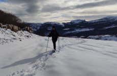 Paseo con raquetas de nieve por los Collados del Asón
