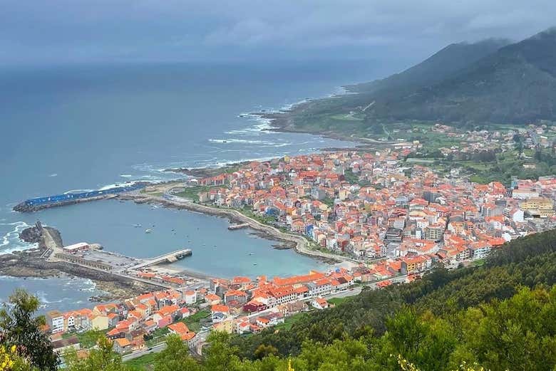 An aerial view of A Guarda