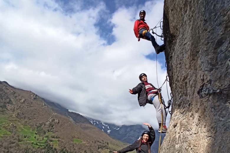Vía ferrata La Hermida