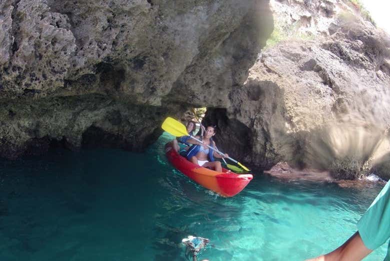 Getting close to sea caves