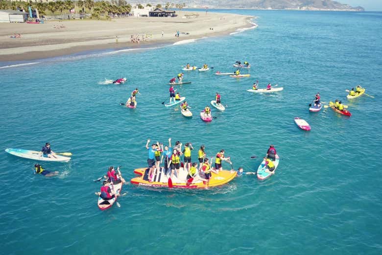 Kayaks and paddle boards