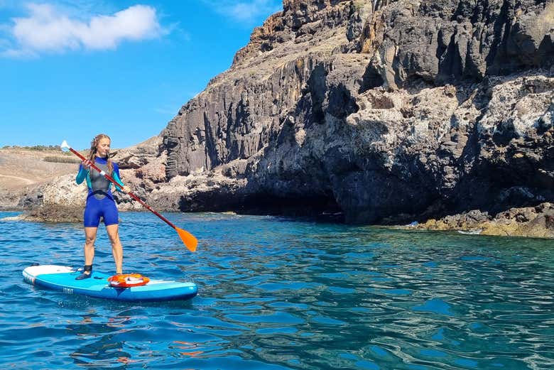 Paddle in Atlantic waters