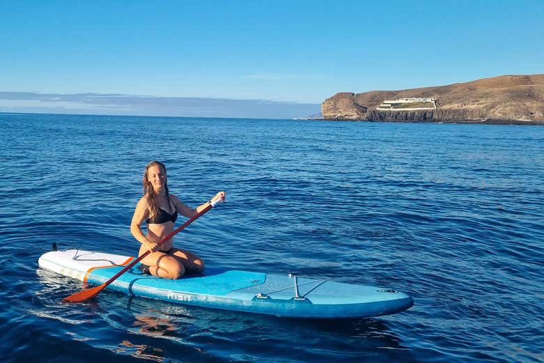 A day of relaxation in the sea