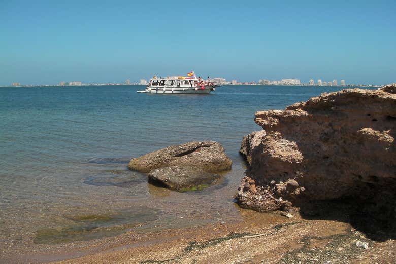 The boat used on the cruise