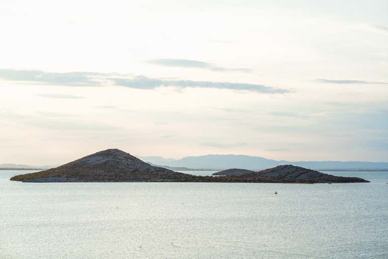 Panorámicas de las islas del Mar Menor