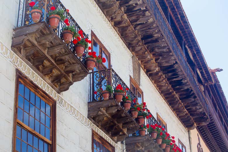 Varandas com flores em La Orotava