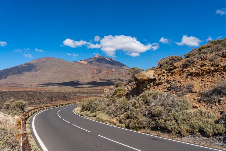 Recorriendo las carreteras del Teide