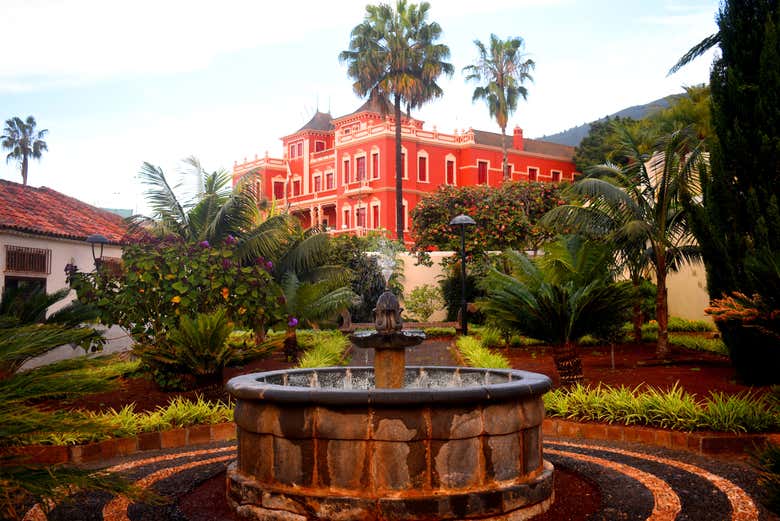 Os belos jardins Victoria de La Orotava