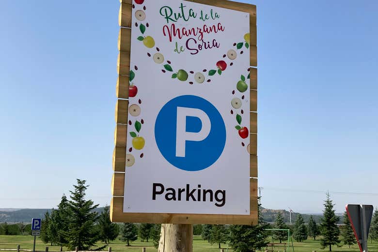 Arrivée au parking