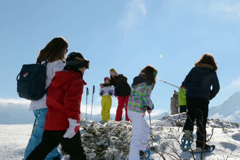 Parajes nevados de Fuentes de Invierno