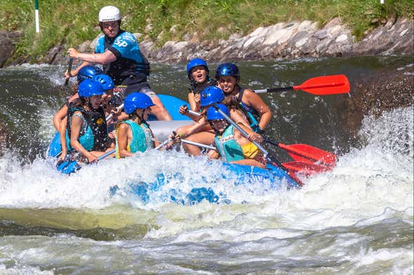 Rafting en el canal olímpico del Segre