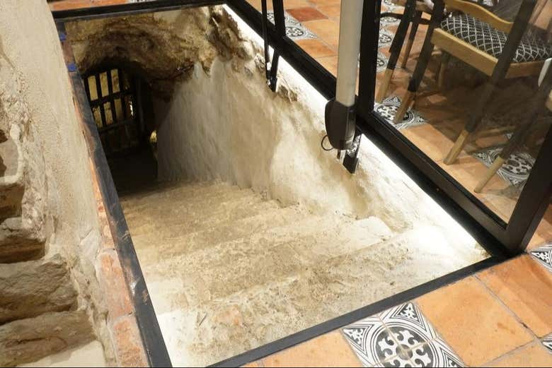 Escaleras que conducen al "calao"