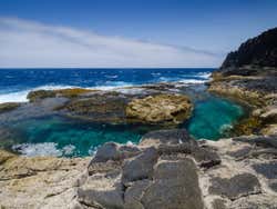 Natural pools at Los Charcones