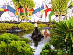 Garden at the César Manrique Foundation