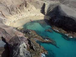 Bird's eye view of Papagayo Beach