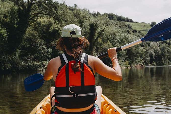 Pagayez sur la la rivière Nalón