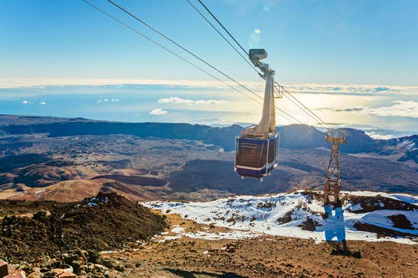 Entrada para el teleférico del Teide