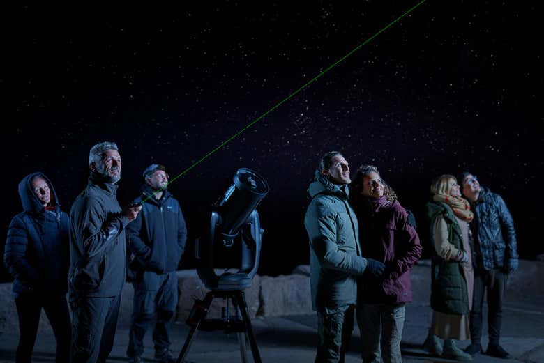 Admirez les étoiles grâce au laser du guide
