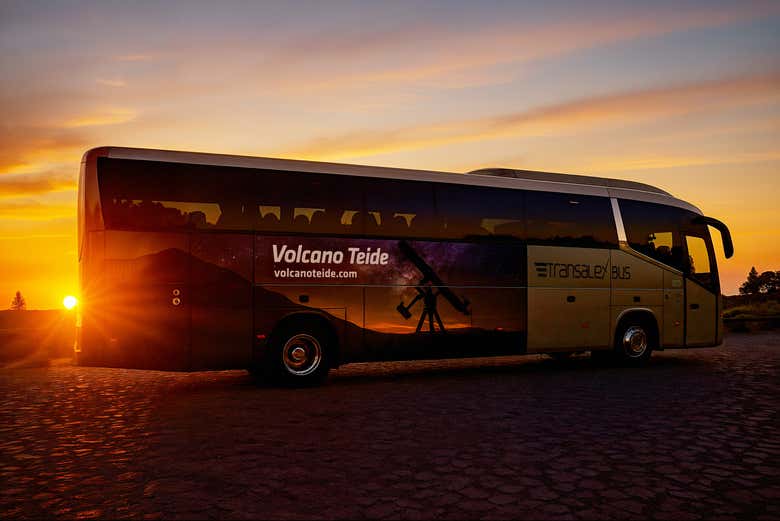 Llegando al caer el sol