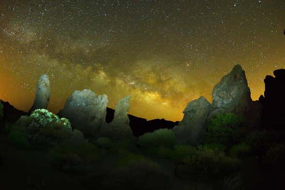 Senderismo nocturno por las Cañadas del Teide